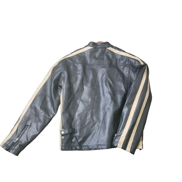 Black and Tan Bomber Jacket - Picture 2 of 10